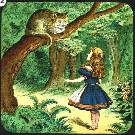Magic lantern - Lewis Carrolls Alice in Winderland part 1.